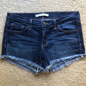 Flying Monkey Distressed Denim Shorts